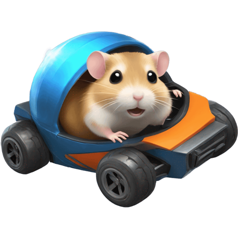 hamster playing rocket league  emoji