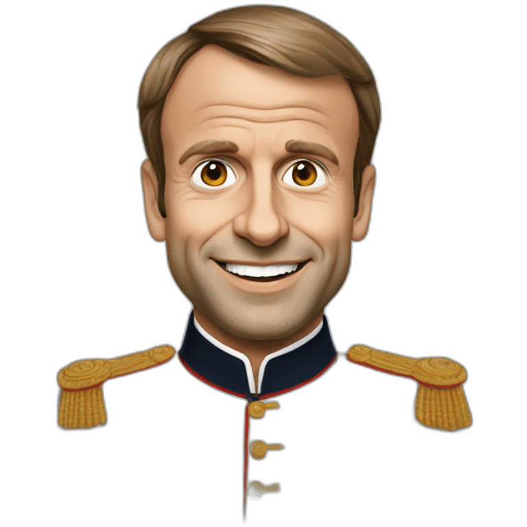 Président Macron en Indien emoji