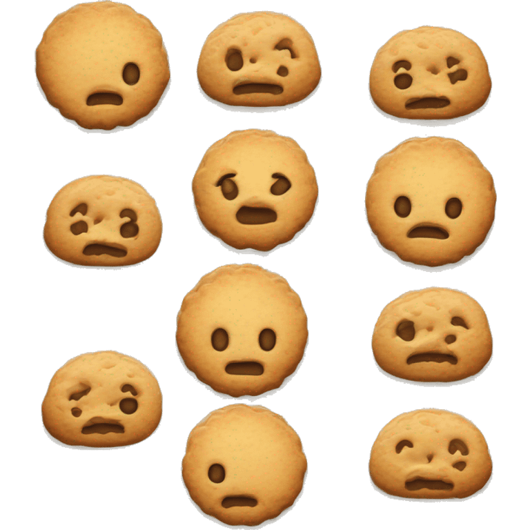 A crumbel cookies  emoji