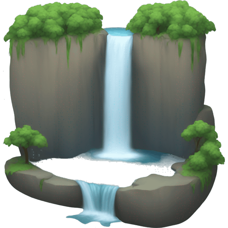 waterfall  emoji