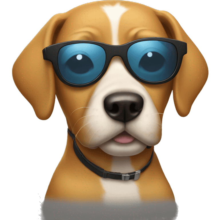 dog with sunglasses  emoji