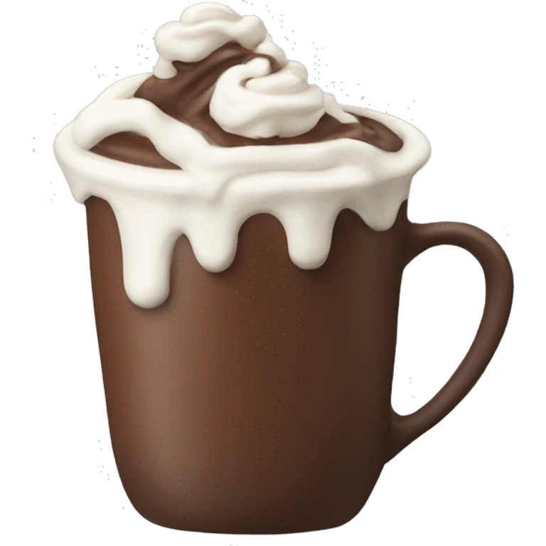 Hot chocolate with cream  emoji