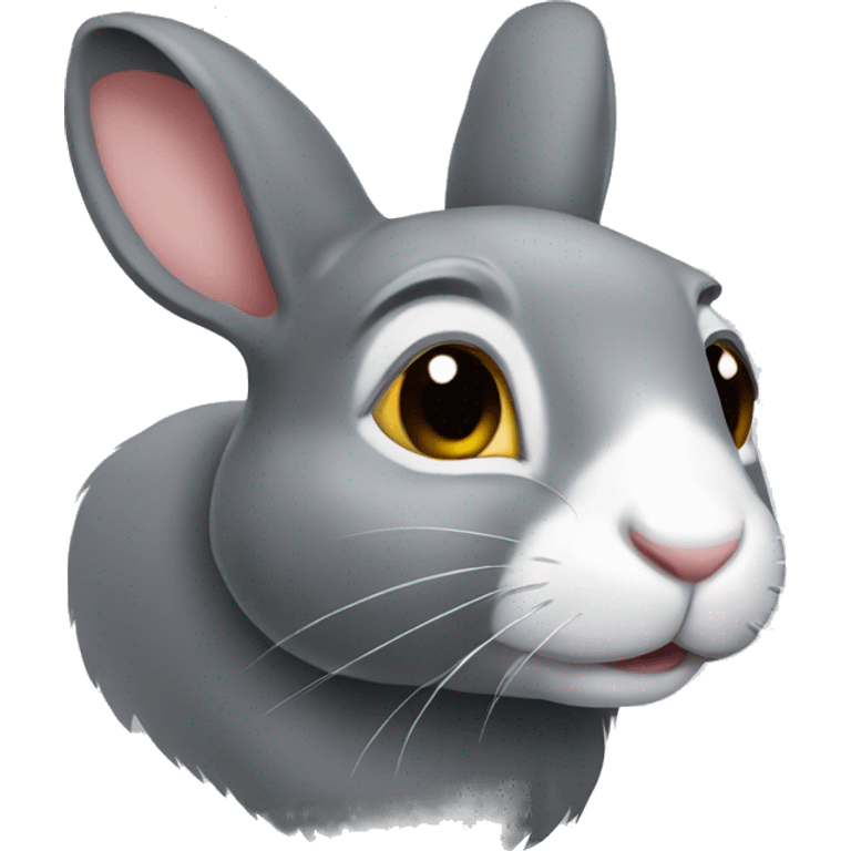 Rabbit gray  emoji