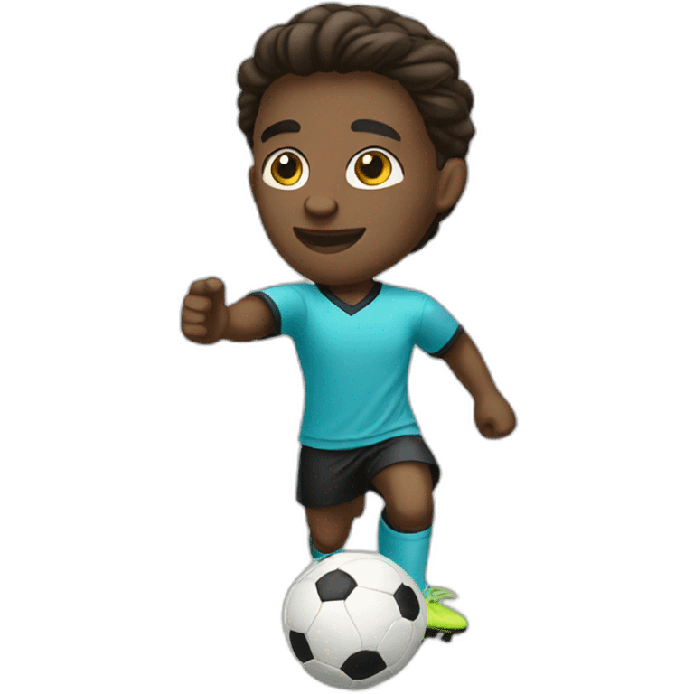 Panter play soccer emoji