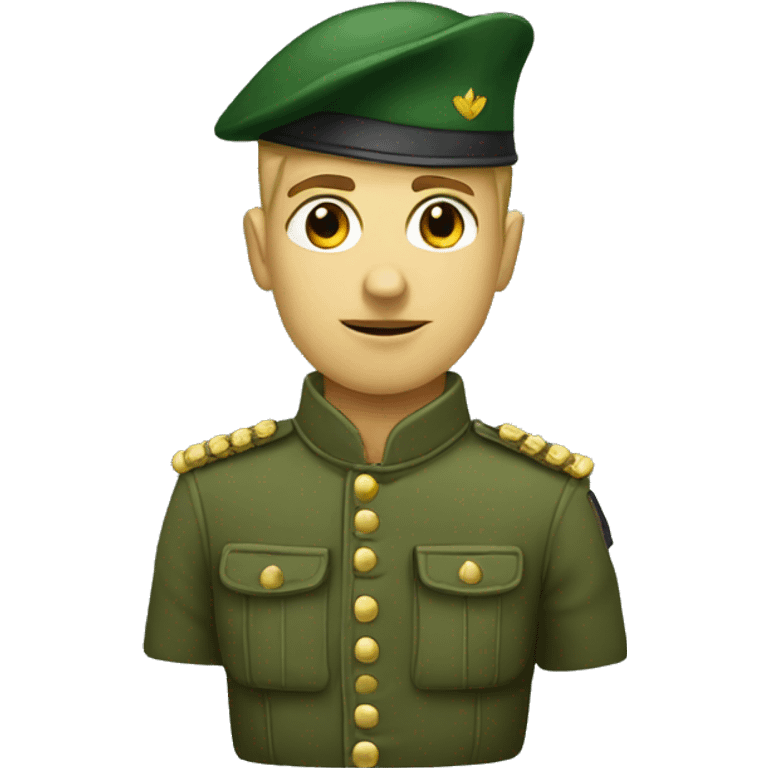 Soldat vert emoji