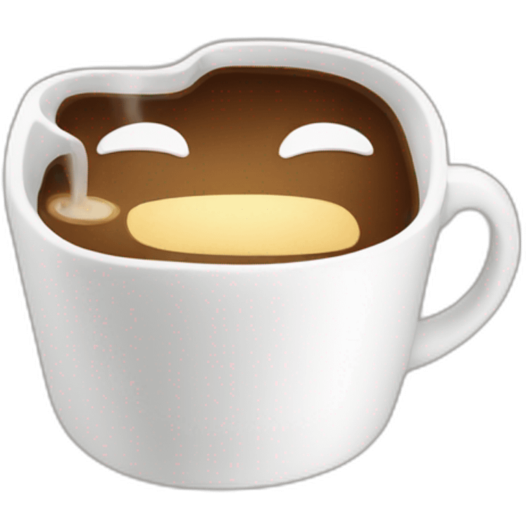 cup of coffee drinking a person emoji