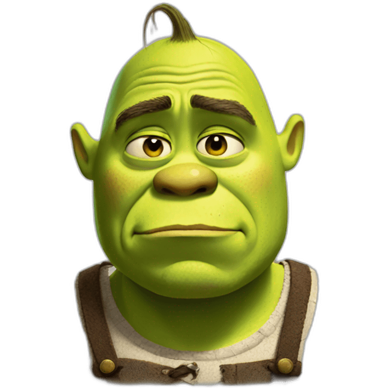 sad shrek emoji