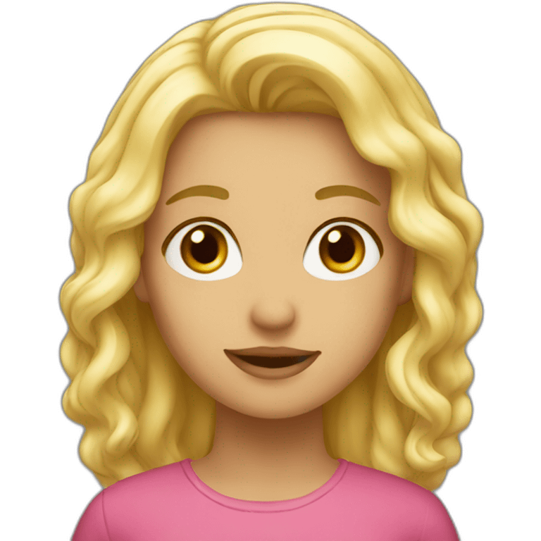 Italian blond girl emoji