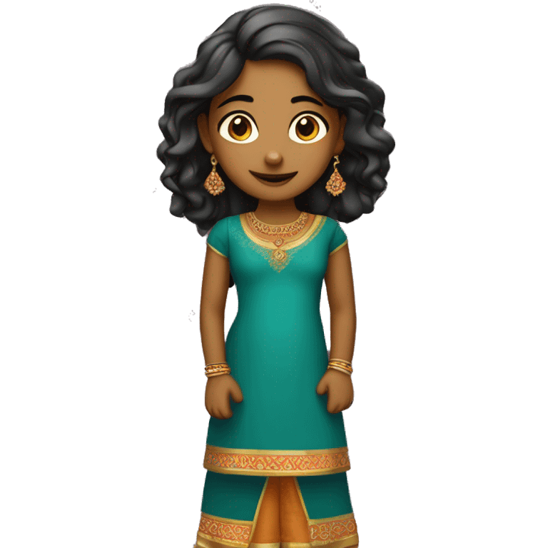 Diwali girl ￼ emoji