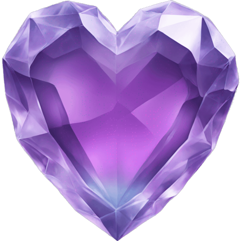 Crystal heart emoji