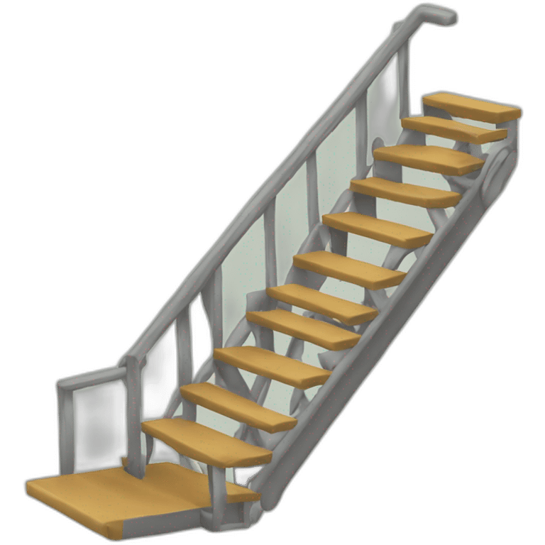 Escalera plegable emoji