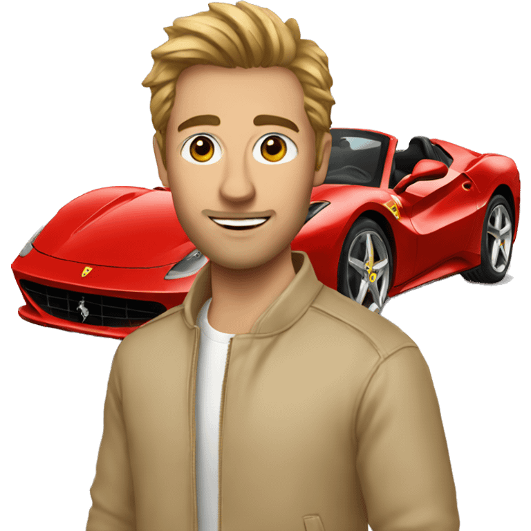 trevor with a ferrari emoji