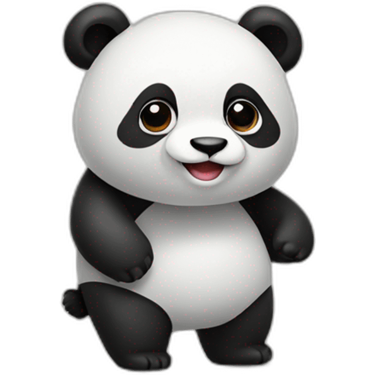 Panda with 5 legs emoji