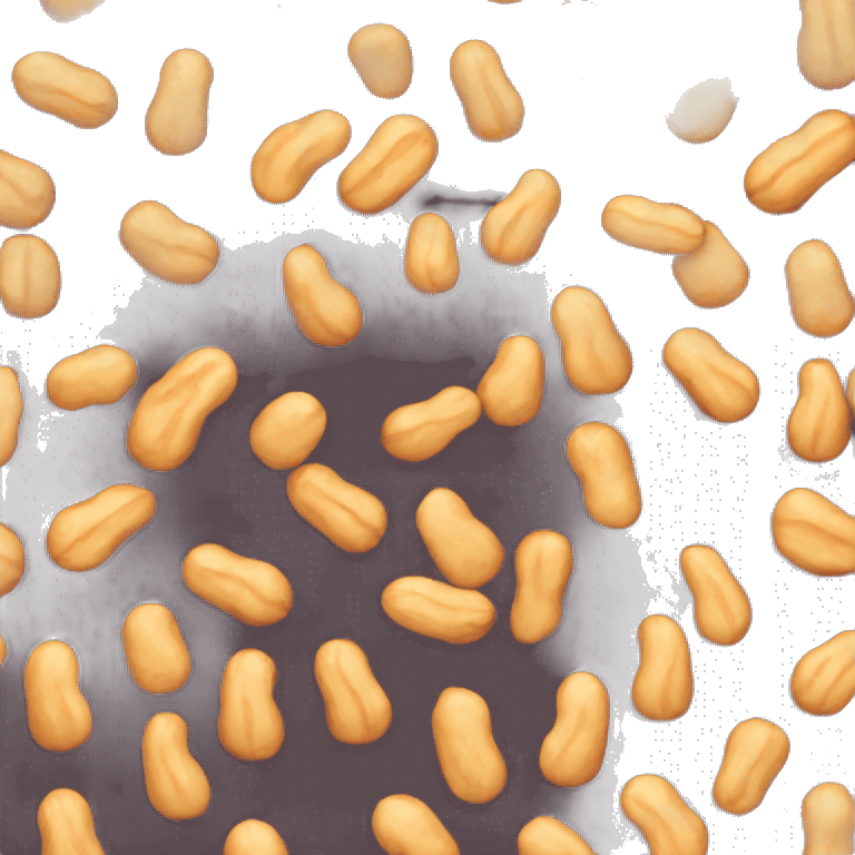 burning peanut emoji