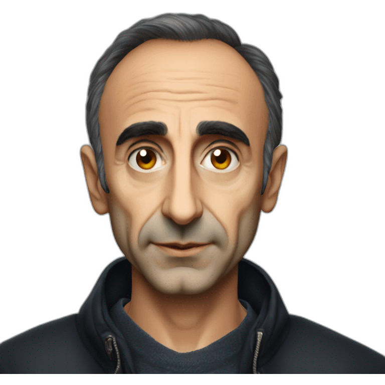 Eric Zemmour avec un nez de sorcière emoji