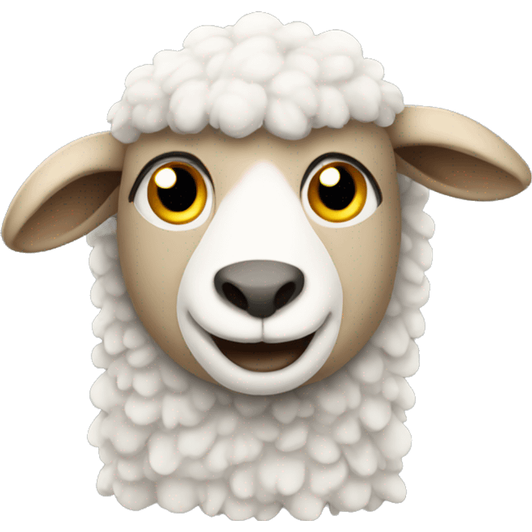 Sheep student emoji