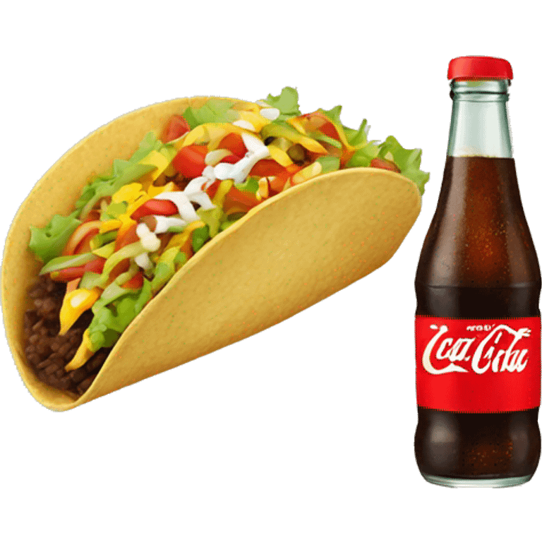 Tacos with Coke emoji