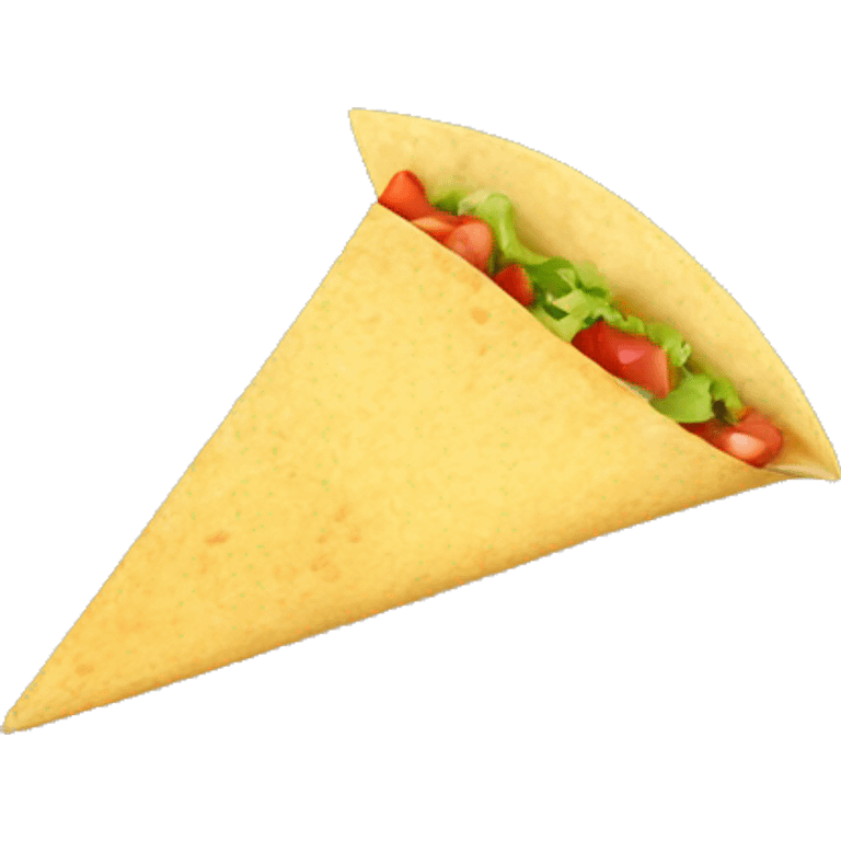 triangular taco emoji