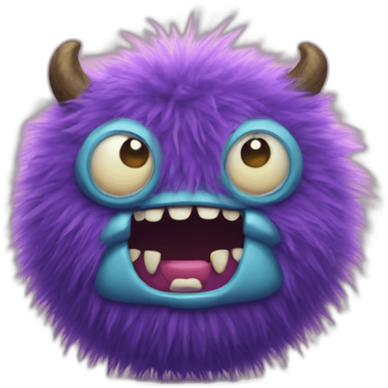 fuzzy little monster emoji