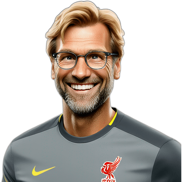 jurgen Klopp angel smile emoji