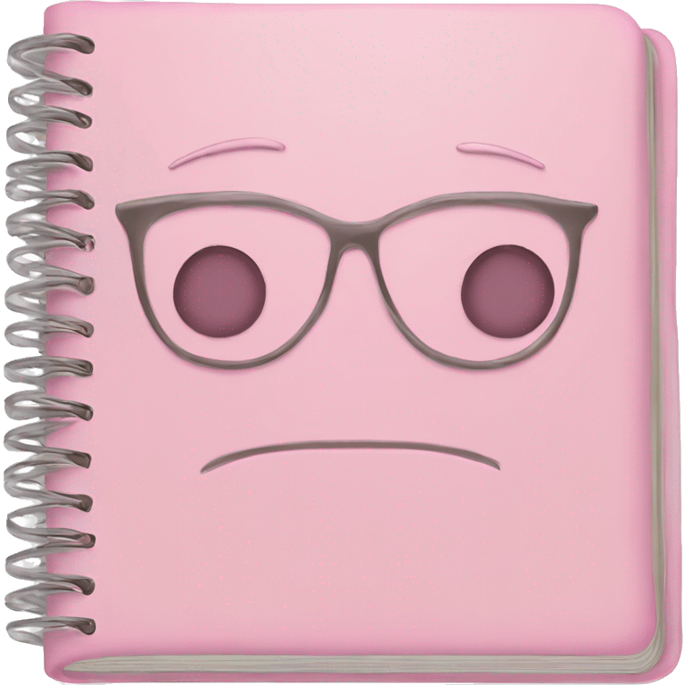 pastel pink journal emoji