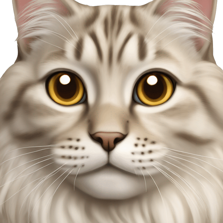 Lynx point Siberian cat  emoji