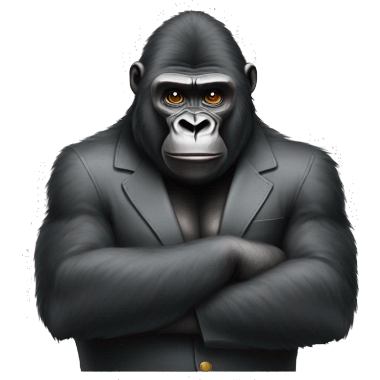 Gorilla in coupe  emoji