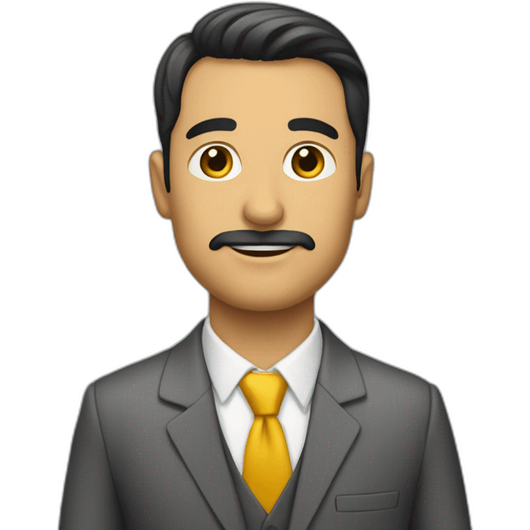 hombre de traje emoji