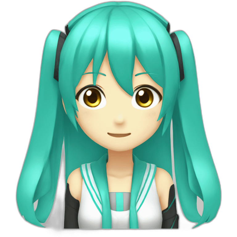 Hatsune Miku vocaloid emoji