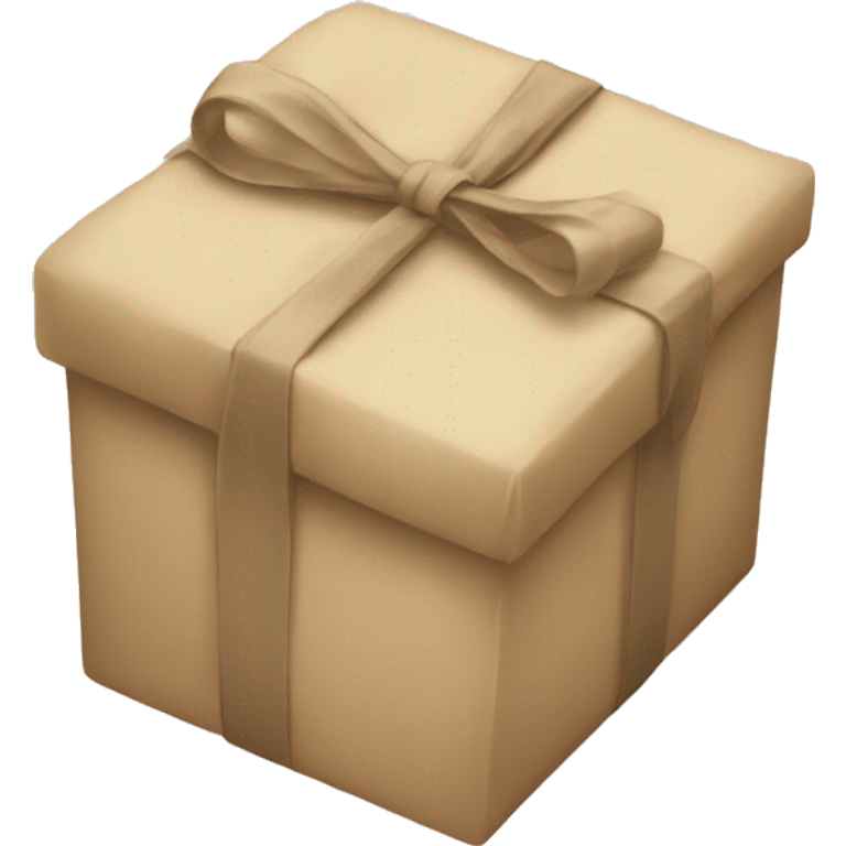 beige gift emoji