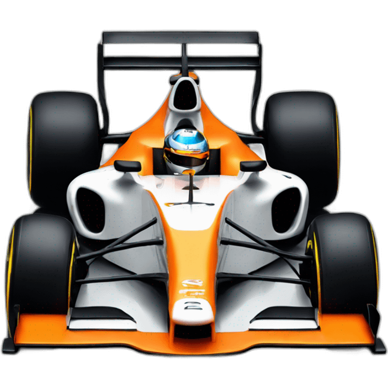 A McLaren formula 1 car emoji