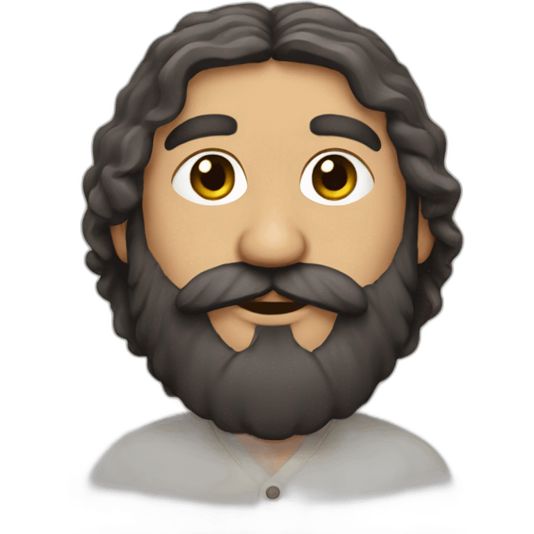 A bearded, bearded Armenian emoji