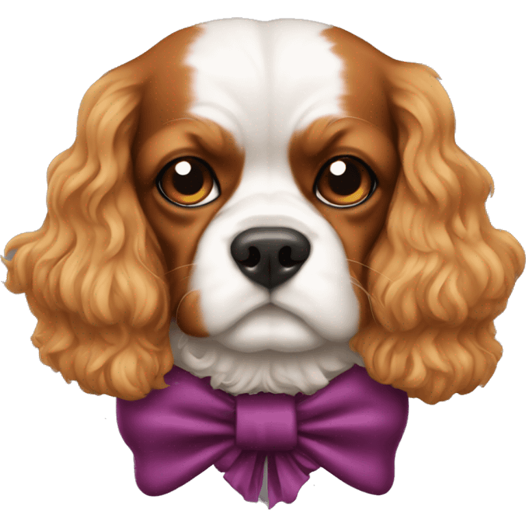 cavalier with bow emoji