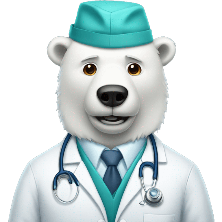 polarbear doctor emoji