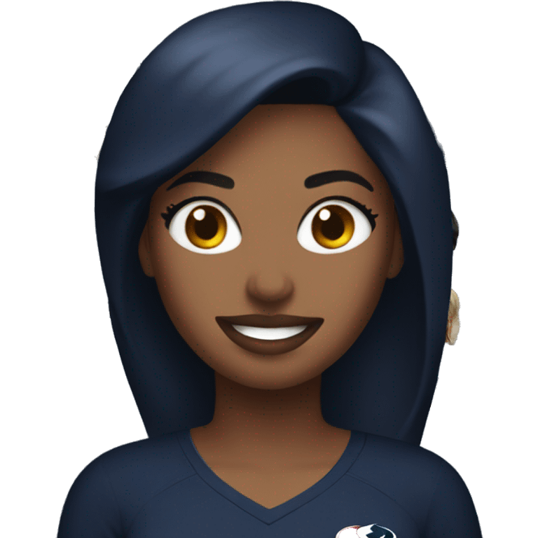 HOUSTON TEXANS woman  emoji