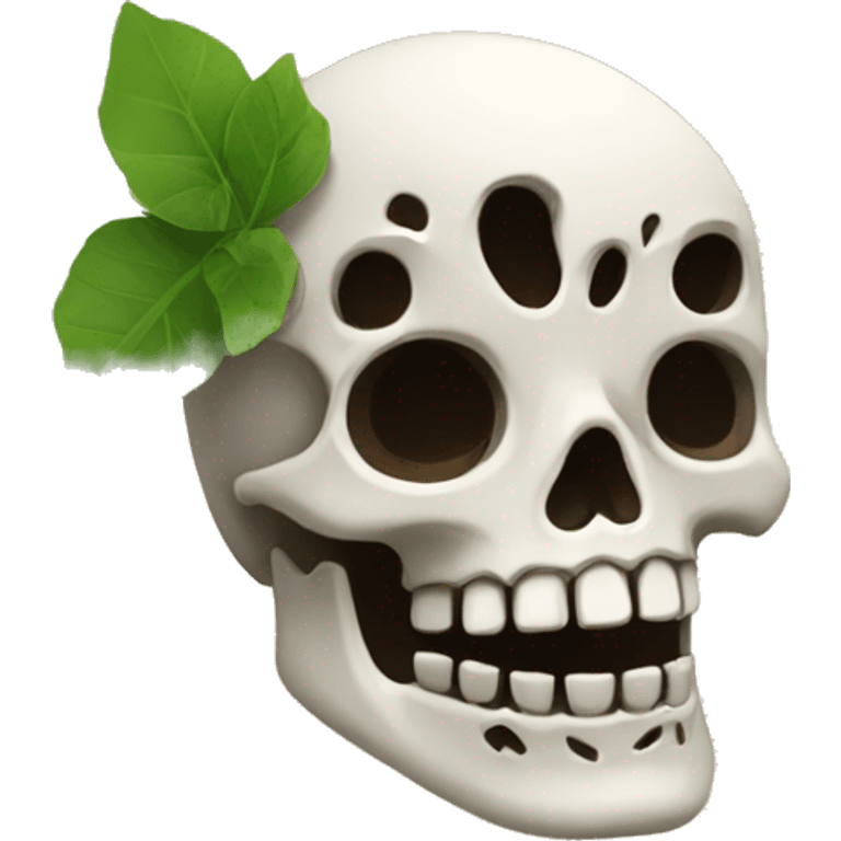 Calavera enfadada emoji