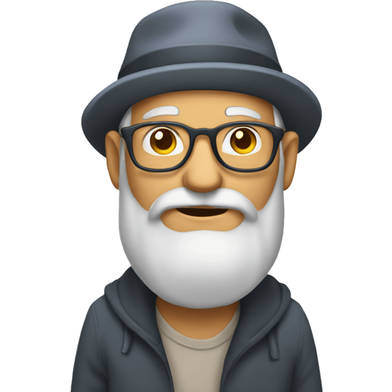 An old man have an an idea emoji