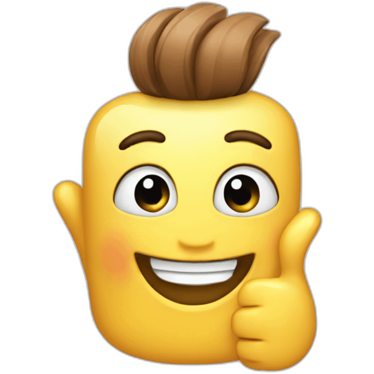 smiling with thumbs up emoji