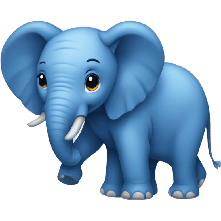 blue elephant emoji