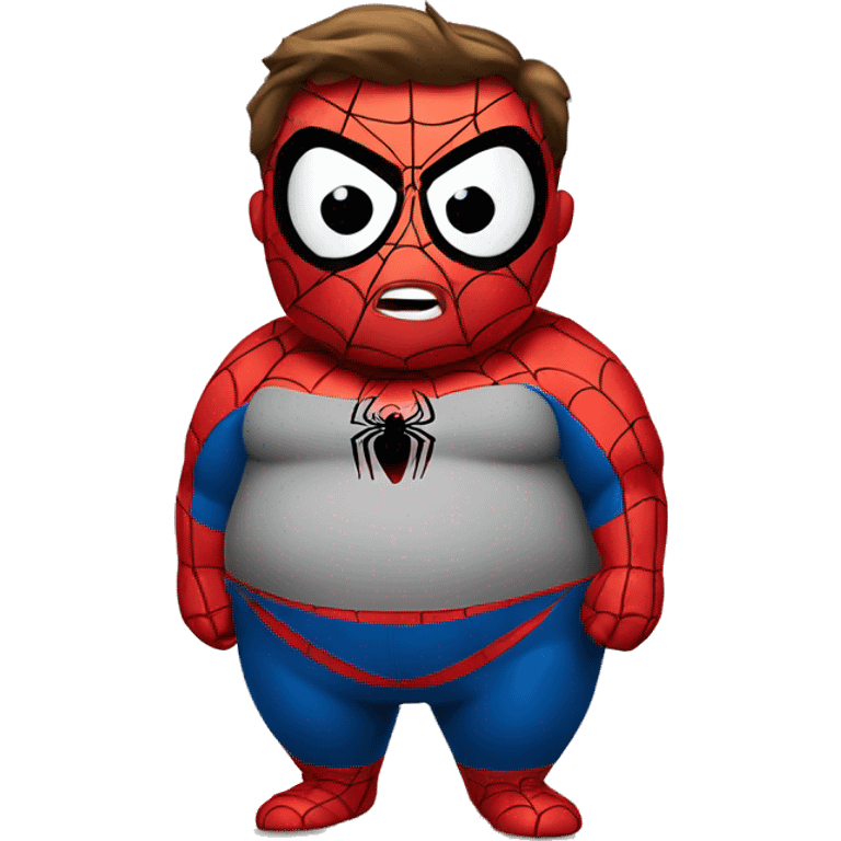 Fat fat fat spiderman emoji