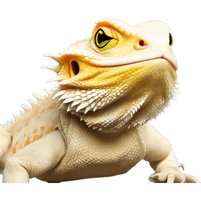 Bearded dragon happy emoji