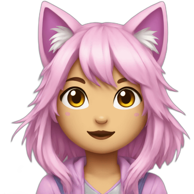 thunder Neko girl emoji