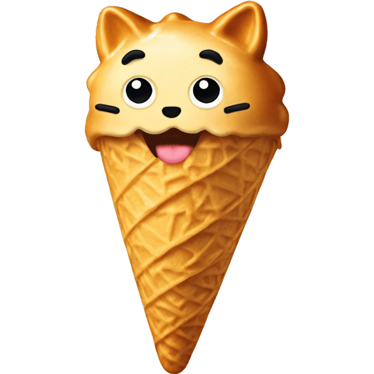 Taiyaki ice cream emoji