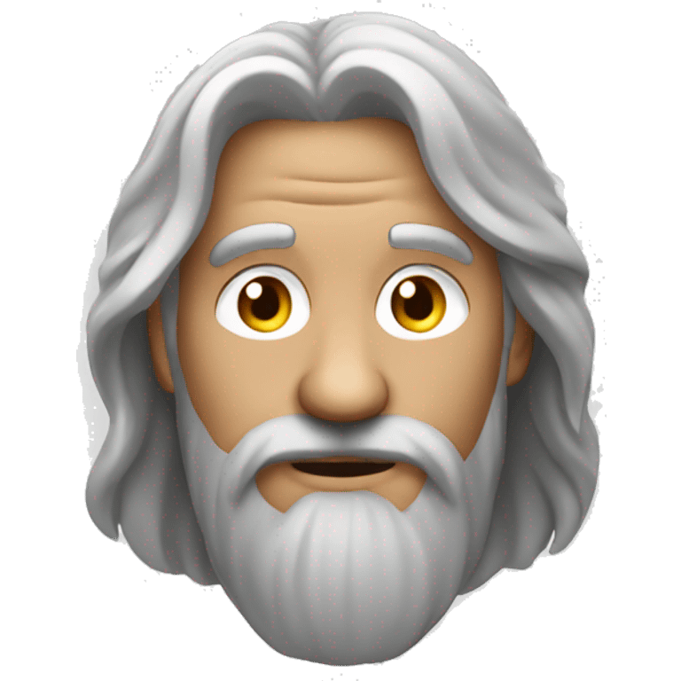 coin with long grey hair man emoji