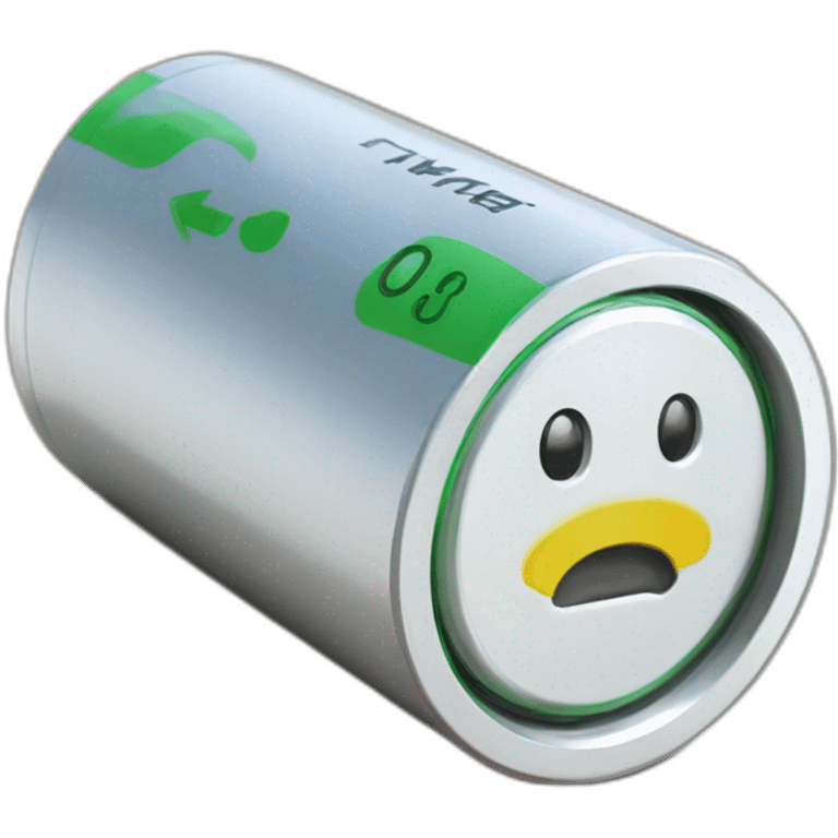 rechargeable batteries with rechargeable mark on them emoji