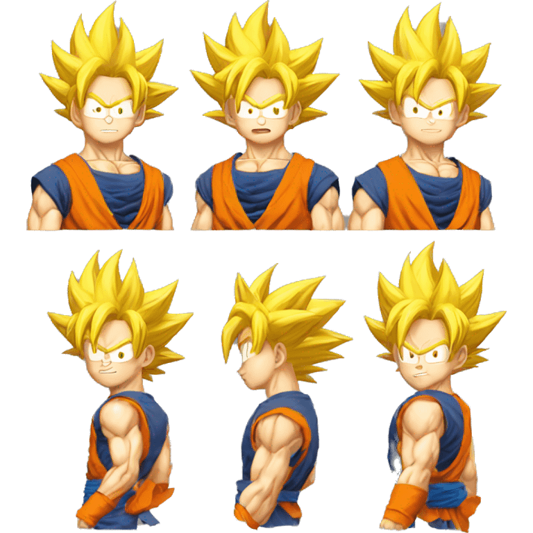 Goku super sayen emoji