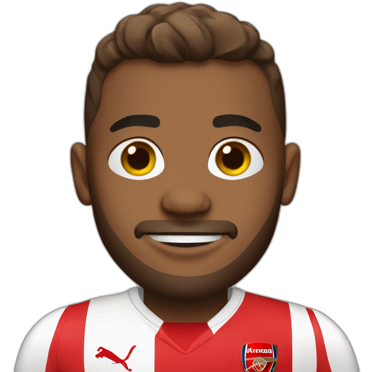 Arsenal home jersey emoji