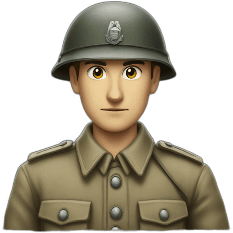 SS soldier 1940 emoji