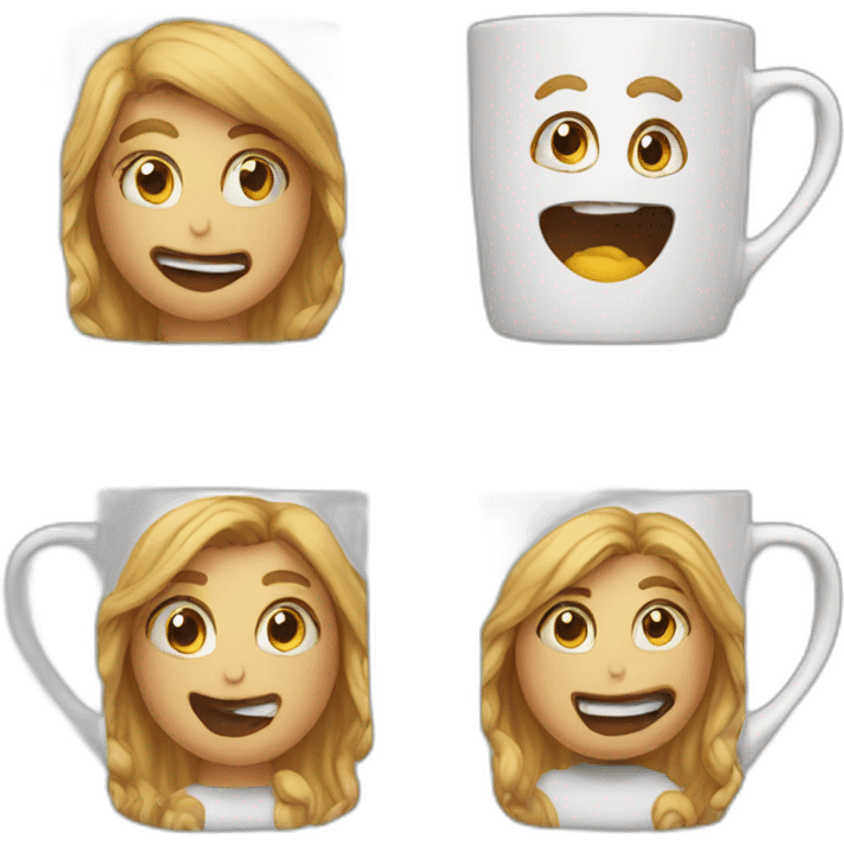 Mug moment emoji