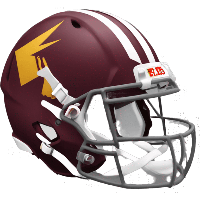 Arizona state maroon football helmet emoji